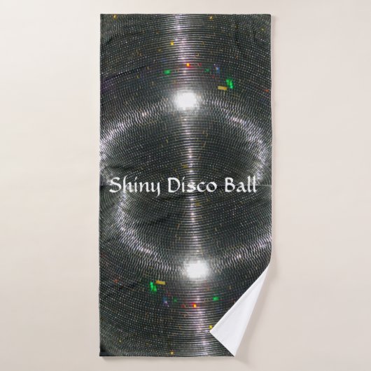 Shiny Disco Ball Badhanddoek (Badhanddoek)