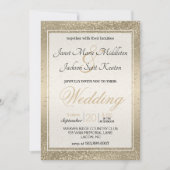 Shiny Gold Glitter Kaart (Voorkant)