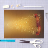 Shiny Gold-kerstboom Tissuepapier (Craft)