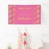 Shiny Gold Rozen Party Banner (Insitu)
