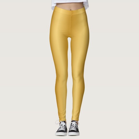 Shiny Golden Leggings (Voorkant)