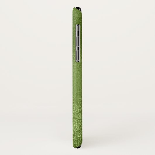 Shiny Green Abstract Moderne Background Monogram Case-Mate iPhone Case (Achterkant/links)