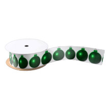 Shiny Green Kerstbal Ball Ornament