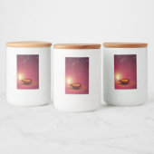 Shiny Happy Diwali Diya - Étiquette de contenants  (Bouteilles)