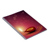 Shiny Happy Diwali Diya - Notitieboek (Rechterzijde)
