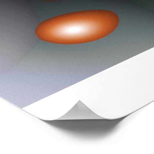 Shiny Peach Shell Poster (Hoek)