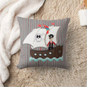 Ship Ahoy Matey Kinder Pirate Theme Kussen (Deken)