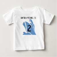 Ship Captain 2e Verjaardag Tshirt