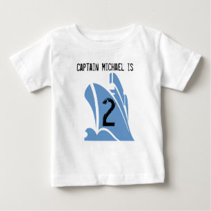 Ship Captain 2e Verjaardag Tshirt