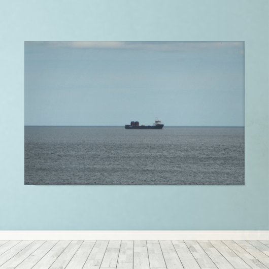 Ship EEMS Dover Canvas Afdruk (Insitu (Houten vloer))