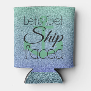 Ship Faced Koelbox Glitter Ombre Blikjeskoeler
