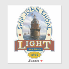 Ship John Lighthouse Sticker