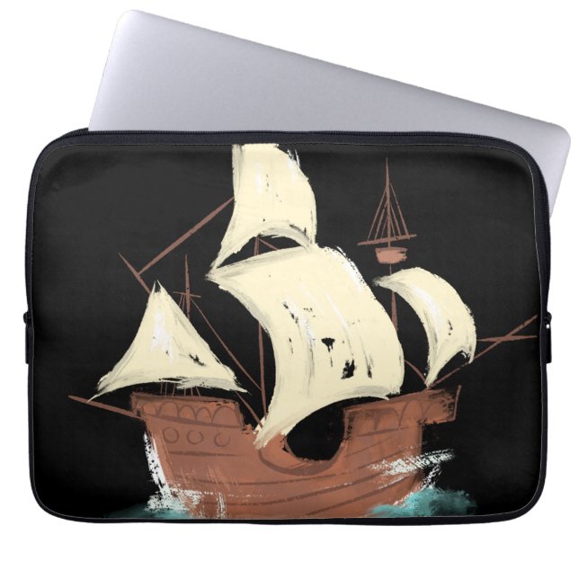 ship laptop sleeve (Voorkant)