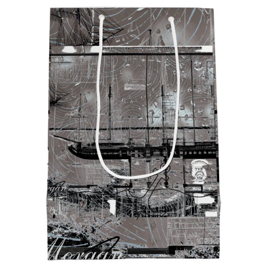 Ship Register Medium Cadeauzakje (Achterkant)