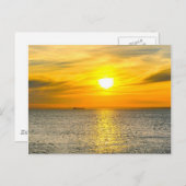 Ship Sunrise Briefkaart (Voorkant / Achterkant)