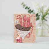 Ship Wig Briefkaart (Staand voorkant)