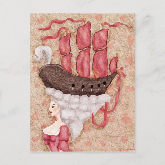 Ship Wig Briefkaart (Voorkant)