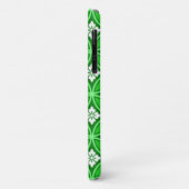 Shippo met Flower Motif, Shades of Jade Green Case-Mate iPhone Case (Achterkant/links)