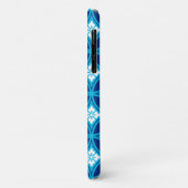Shippo met ventilatormotif, diep indigoblauw Case-Mate iPhone case (Achterkant/links)