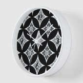 Shippo met ventilatormotif, zwart, wit en grijs (Hoek)