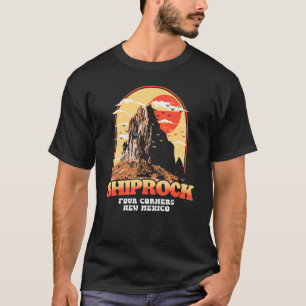Shiprock New Mexico Graphic Vier Corners T-shirt