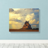 Shiprock vs. Thunderhead Canvas Afdruk (Insitu (Houten vloer))