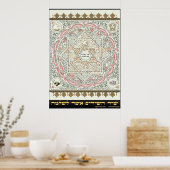 Shir ha Shirim ~ Tikkun Chava Poster, alle grootte Poster (Keuken)