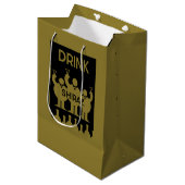 Shiraz Wijndrinkers Medium Cadeauzakje (Voorkant Gekanteld)