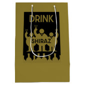 Shiraz Wijndrinkers Medium Cadeauzakje (Achterkant)