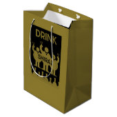 Shiraz Wijndrinkers Medium Cadeauzakje (Achterkant Gekanteld)