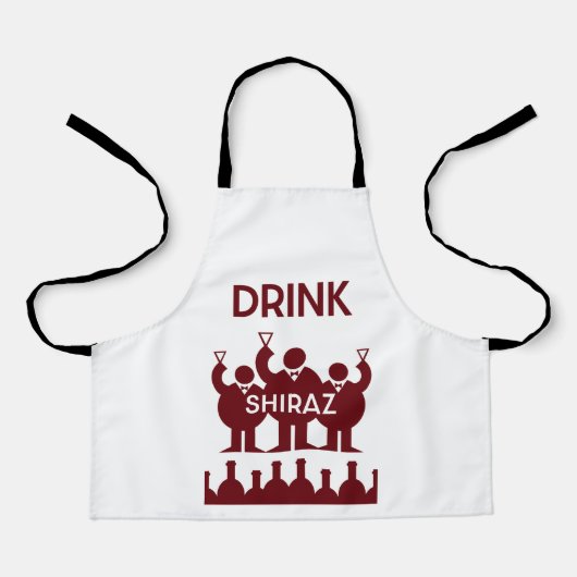 Shiraz Wijndrinkers Schort (Voorkant)