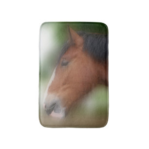 Shire Draft Horse Face Animal Badmat