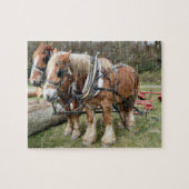 Shire Horses Puzzle Legpuzzel (Horizontaal)