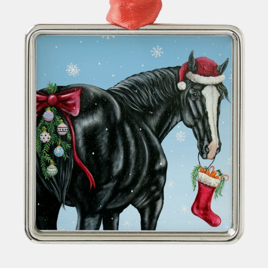 Shire kerstversiering metalen ornament (Voorkant)