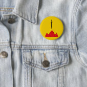Shire of Isenfir Populace Badge Ronde Button 5,7 Cm (In situ)