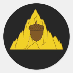 Shire of Mountain Edge Populatie Badge Ronde Sticker