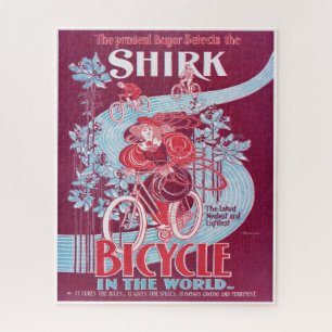  Shirk Bicycle Advertisement circa 1890 Legpuzzel