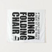 Shirley Chisholm Chaise pliante Tapisserie | Blanc (Devant (Horizontal))