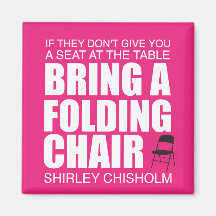 Shirley Chisholm Folding Stoel roze