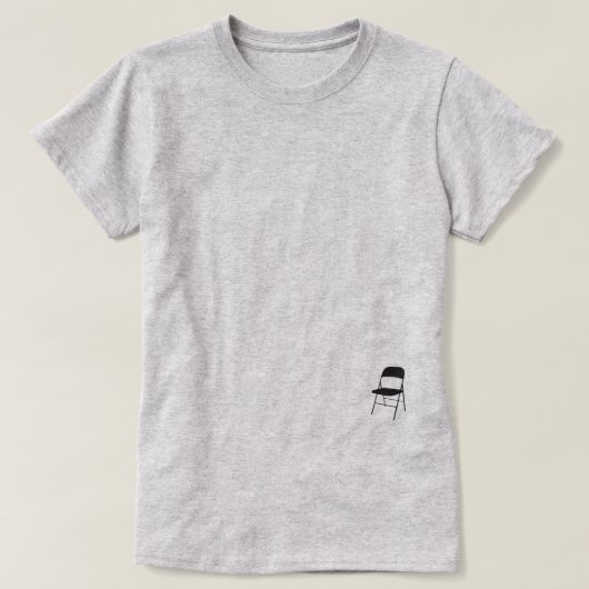 Shirley Chisholm Folding-voorzitter T-shirt (Design voorkant)