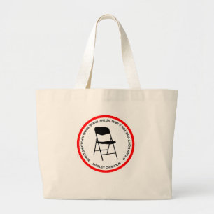 Shirley Chisholm Vouwstoel Citaat Machtigend Grote Tote Bag