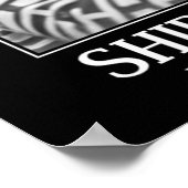 SHIRLEY CHISHOLM - ZWARTE GESCHIEDENIS CITAAT POSTER (Hoek)