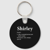 Shirley Name Definition Funny D  Sleutelhanger (Voorkant)