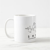 Shirley peptide nom mug (Gauche)