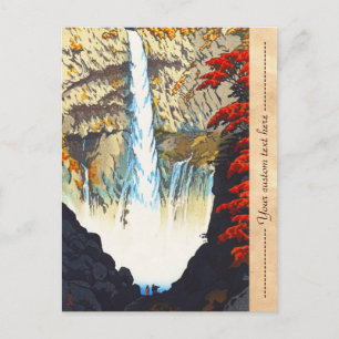 Shiro Kasamatsu Kegon Waterfall bij Nikko hanga Briefkaart