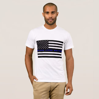 Shirt Amerikaanse vlag Black Lives Matter