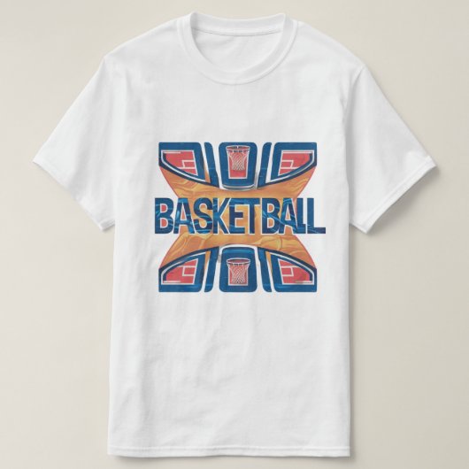 shirt basketbal (Design voorkant)