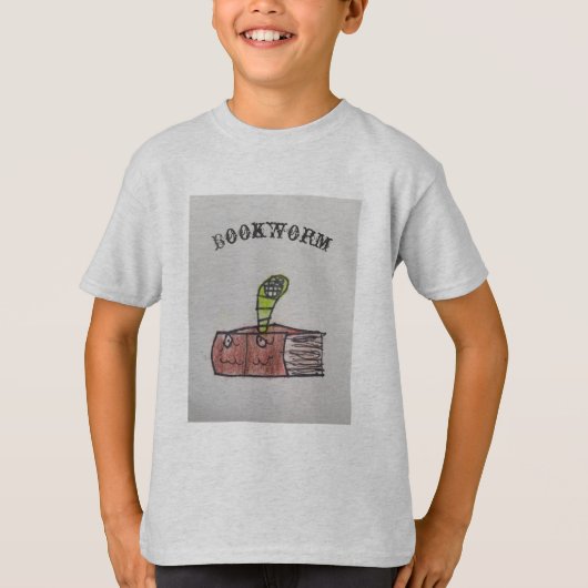 Shirt boekworm (Voorkant)