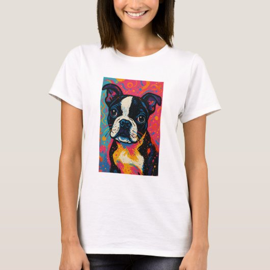 Shirt Boston Terrier (Voorkant)
