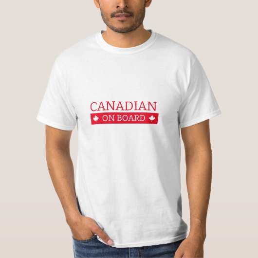Shirt - Canadees aan boord (Voorkant)